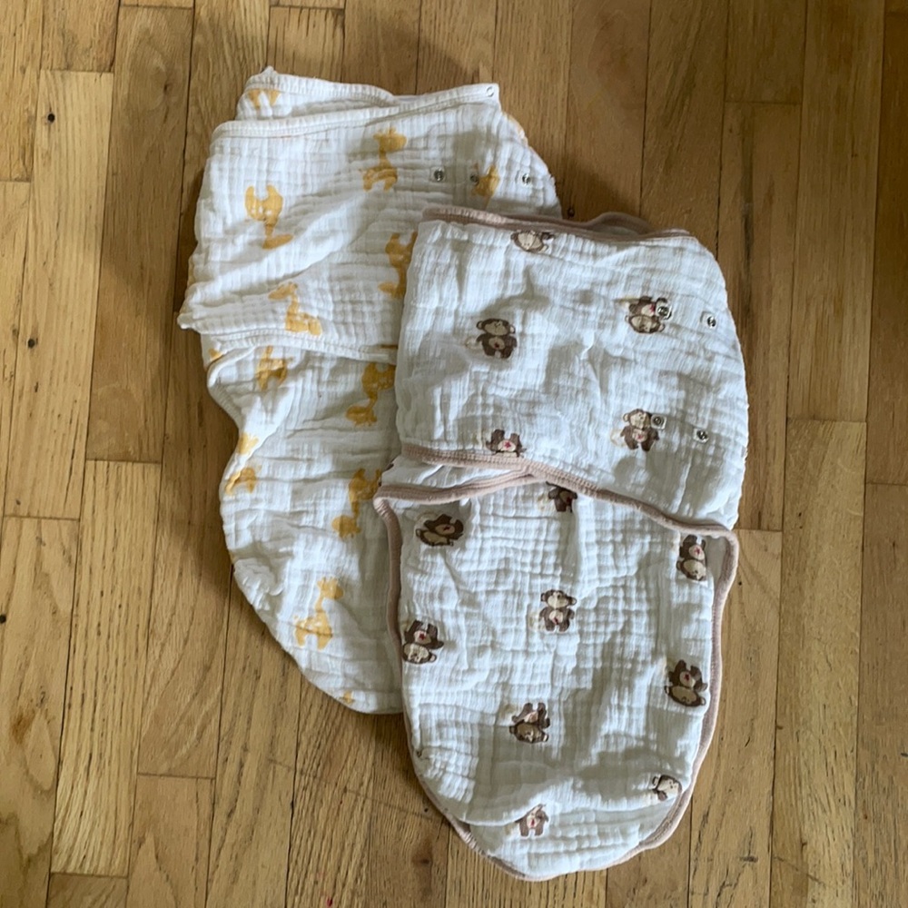 Aden & Anais swaddles
